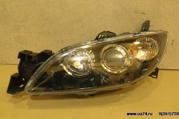 Фара левая под электрокорректор Mazda 3 2003-2009 Sedan (TYC / Тайвань)