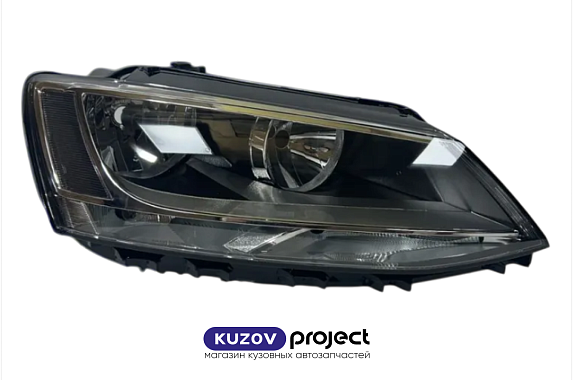 Фара правая с электрическим корректором Volkswagen Jetta 2011-2014 (TYC / Тайвань)